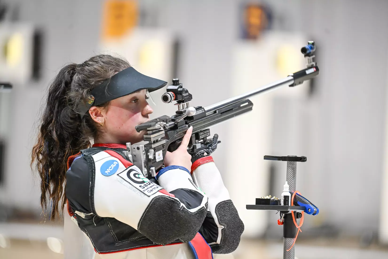 WVU Rifle team smallbore action