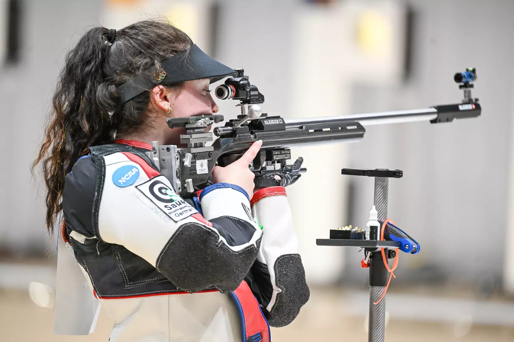 WVU Rifle team smallbore action