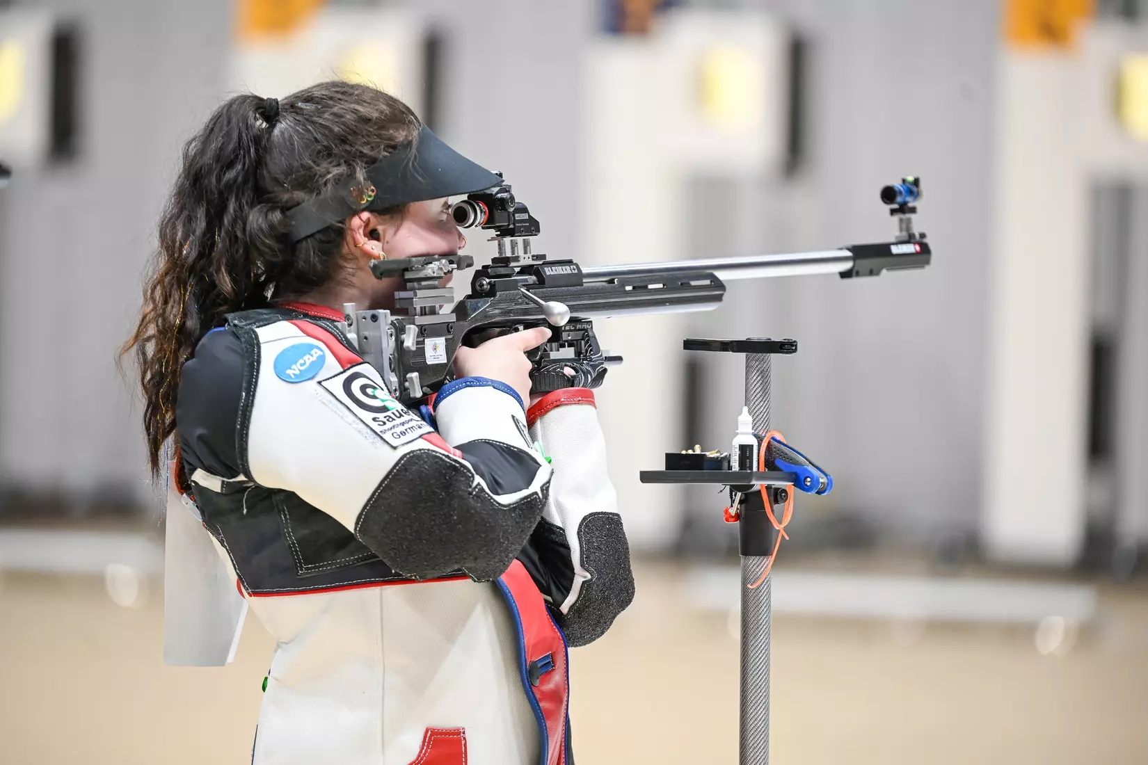 WVU Rifle team smallbore action