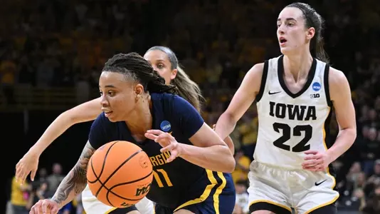 JJ Quinerly and Caitlin Clark