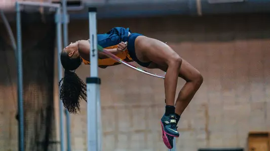 Eden Williams high jumping