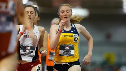 Amy Cashin running the mile