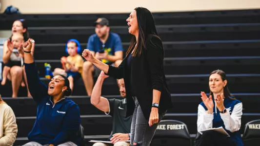 Jen Greeny celebrating