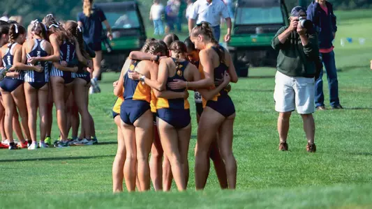 Cross Country team huddle