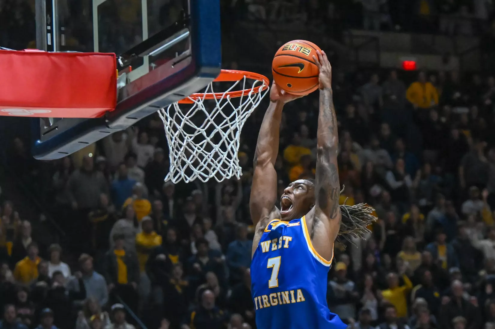 Javon Small slams home the game winner.