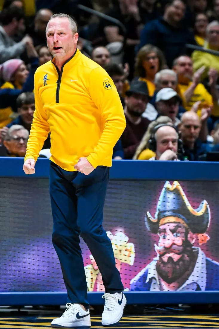 Darian DeVries cheers on his team.