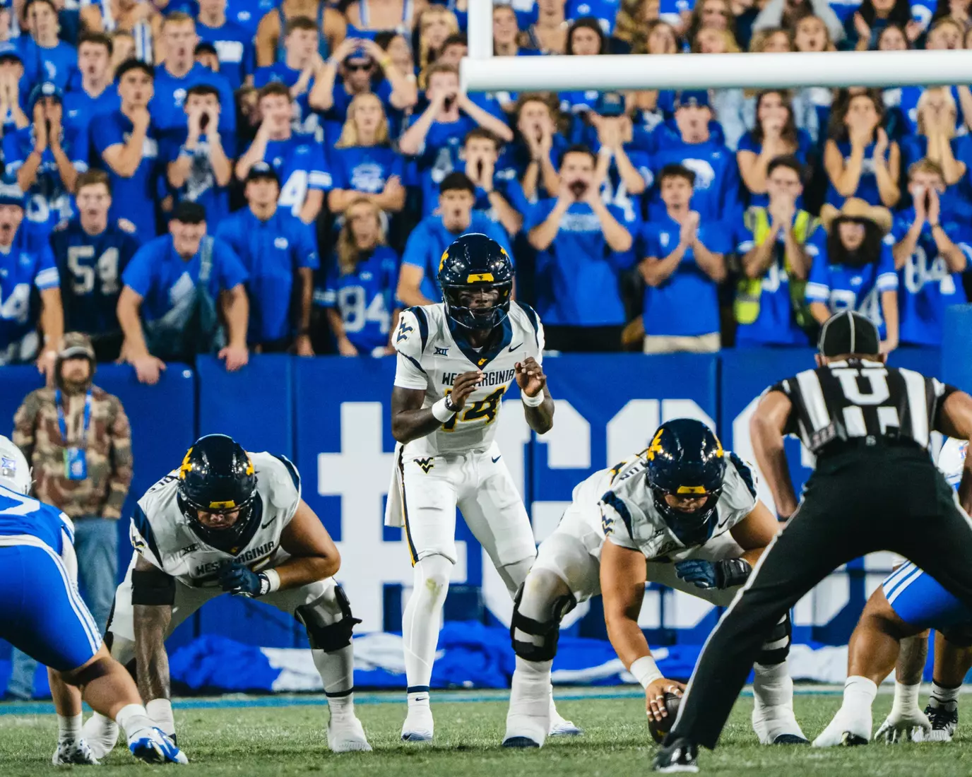 West Virginia faces BYU at Lavelle Edwards Stadium in Provo, Utah, on Friday, Oct. 3, 2025.