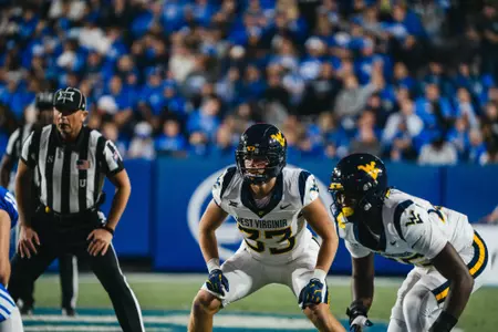 West Virginia faces BYU at Lavelle Edwards Stadium in Provo, Utah, on Friday, Oct. 3, 2025.