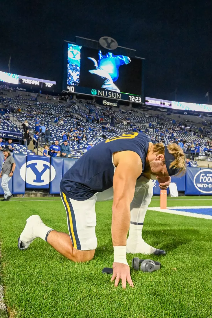 West Virginia faces BYU at Lavelle Edwards Stadium in Provo, Utah, on Friday, Oct. 3, 2025.