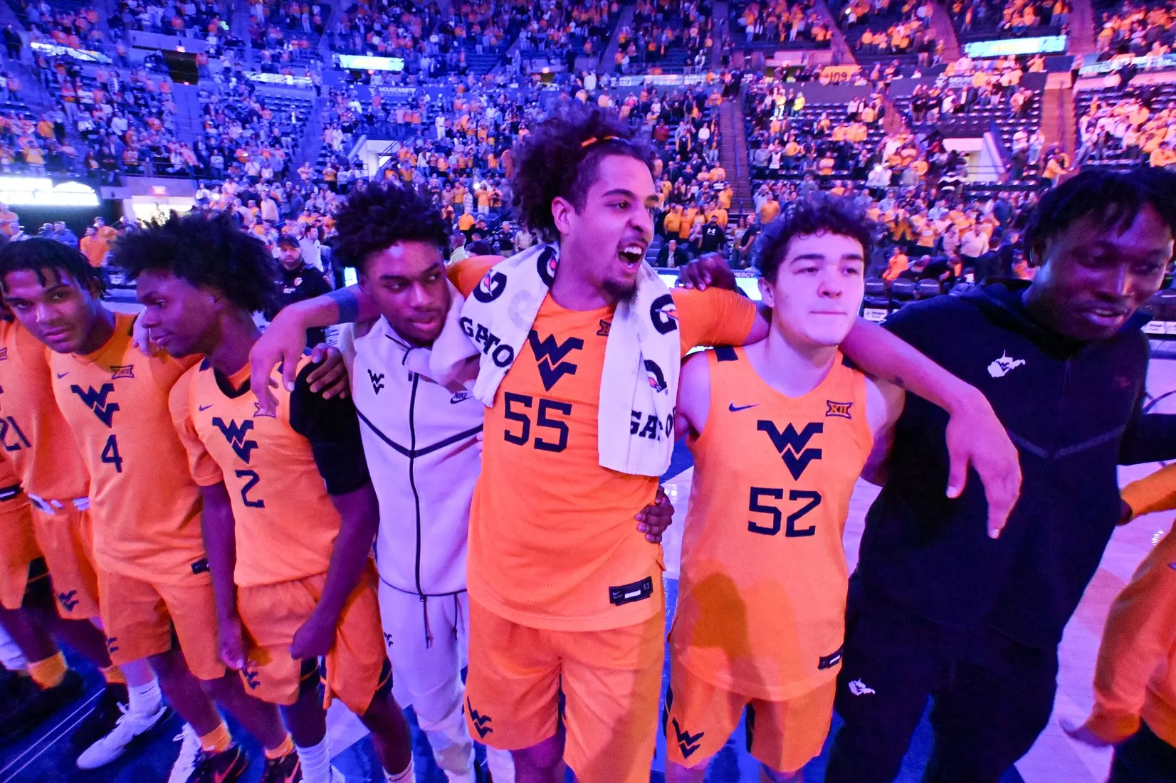 West Virginia hosts Pitt for the Backyard Brawl at Hope Coliseum on Thursday, Nov. 13, 2025, in Morgantown, W.Va.