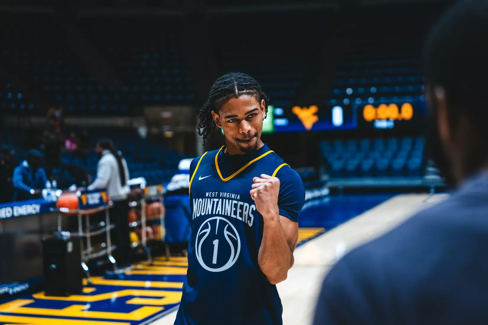 West Virginia hosts Pitt for the Backyard Brawl at Hope Coliseum on Thursday, Nov. 13, 2025, in Morgantown, W.Va.