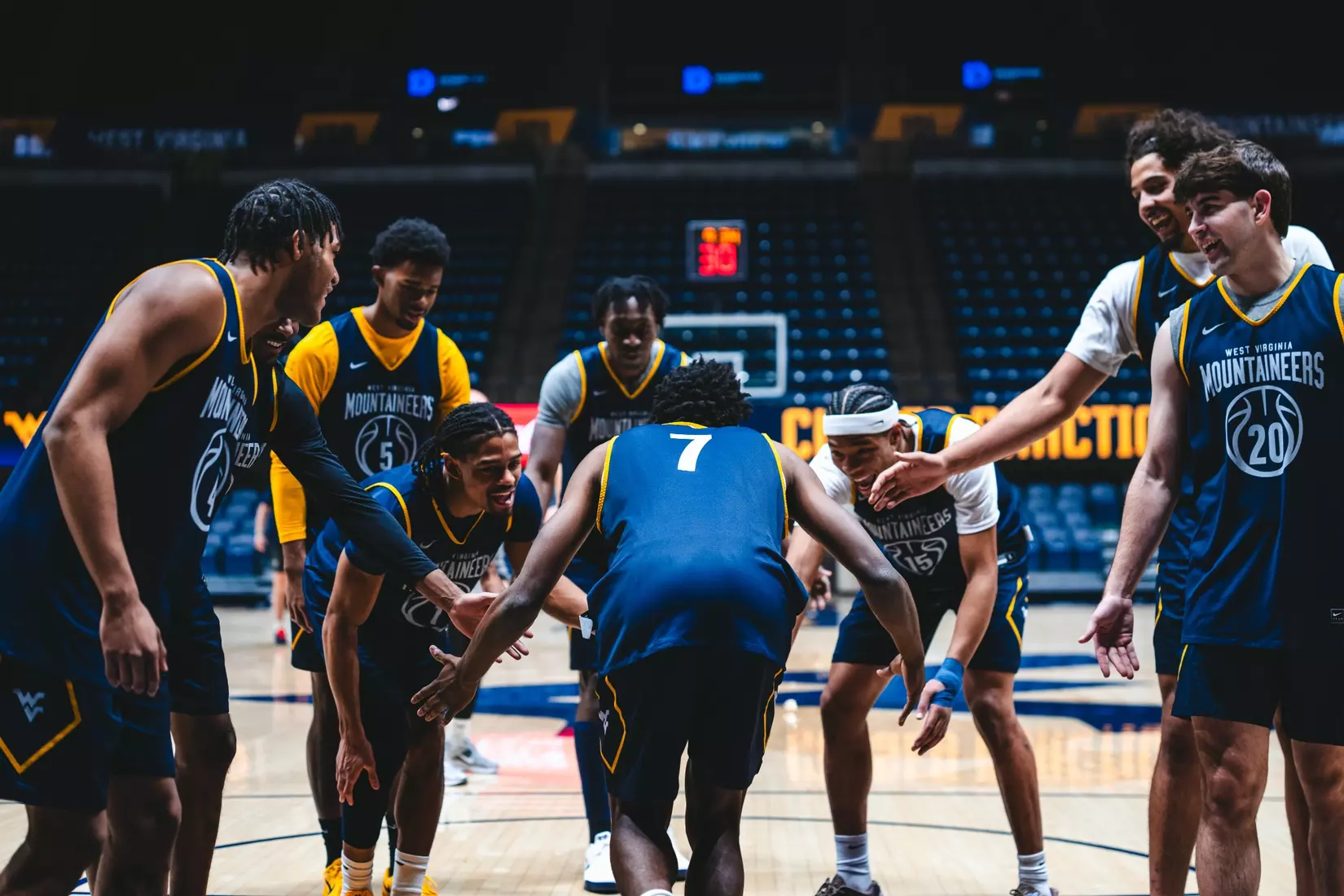 West Virginia hosts Pitt for the Backyard Brawl at Hope Coliseum on Thursday, Nov. 13, 2025, in Morgantown, W.Va.