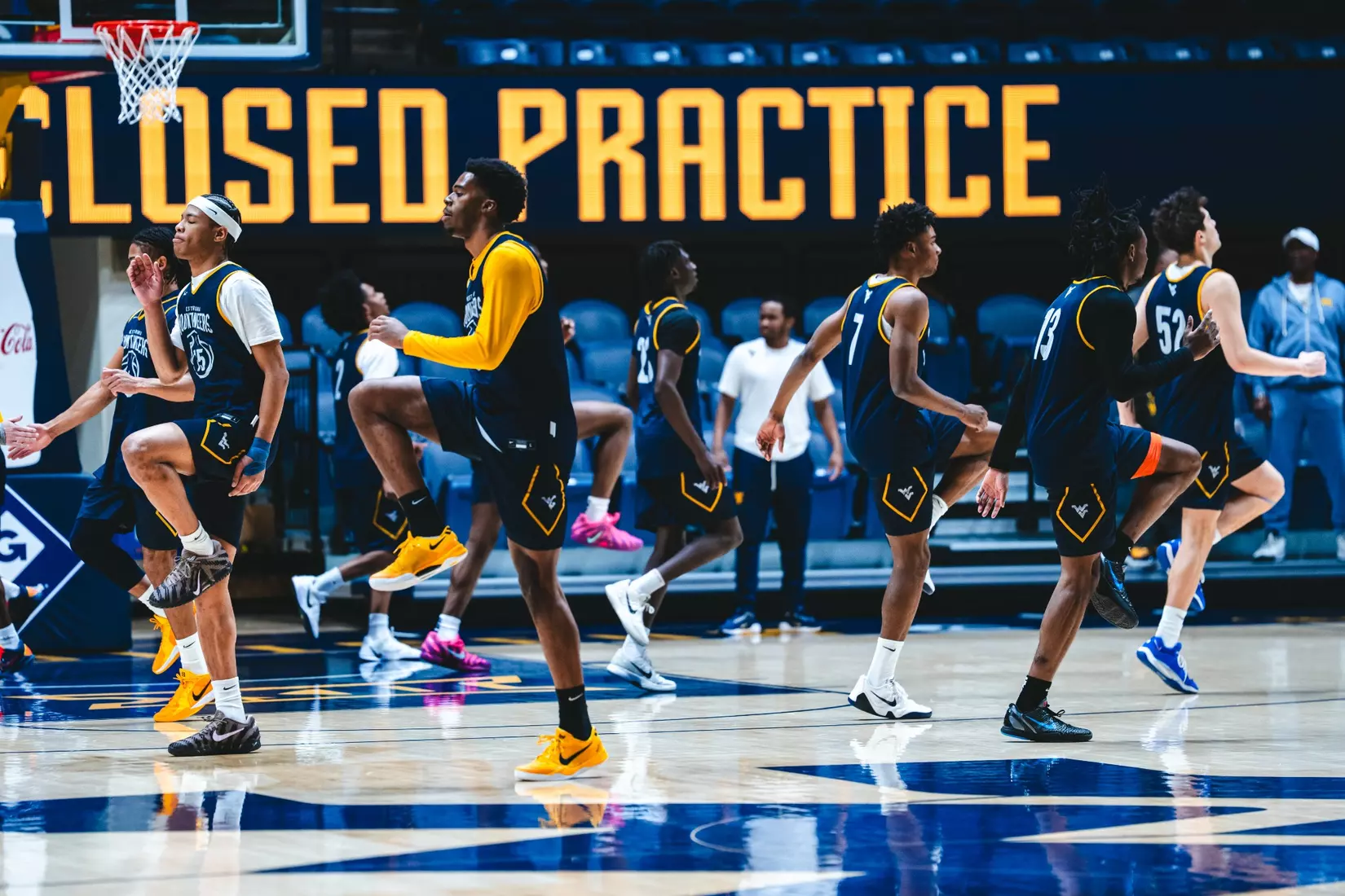 West Virginia hosts Pitt for the Backyard Brawl at Hope Coliseum on Thursday, Nov. 13, 2025, in Morgantown, W.Va.