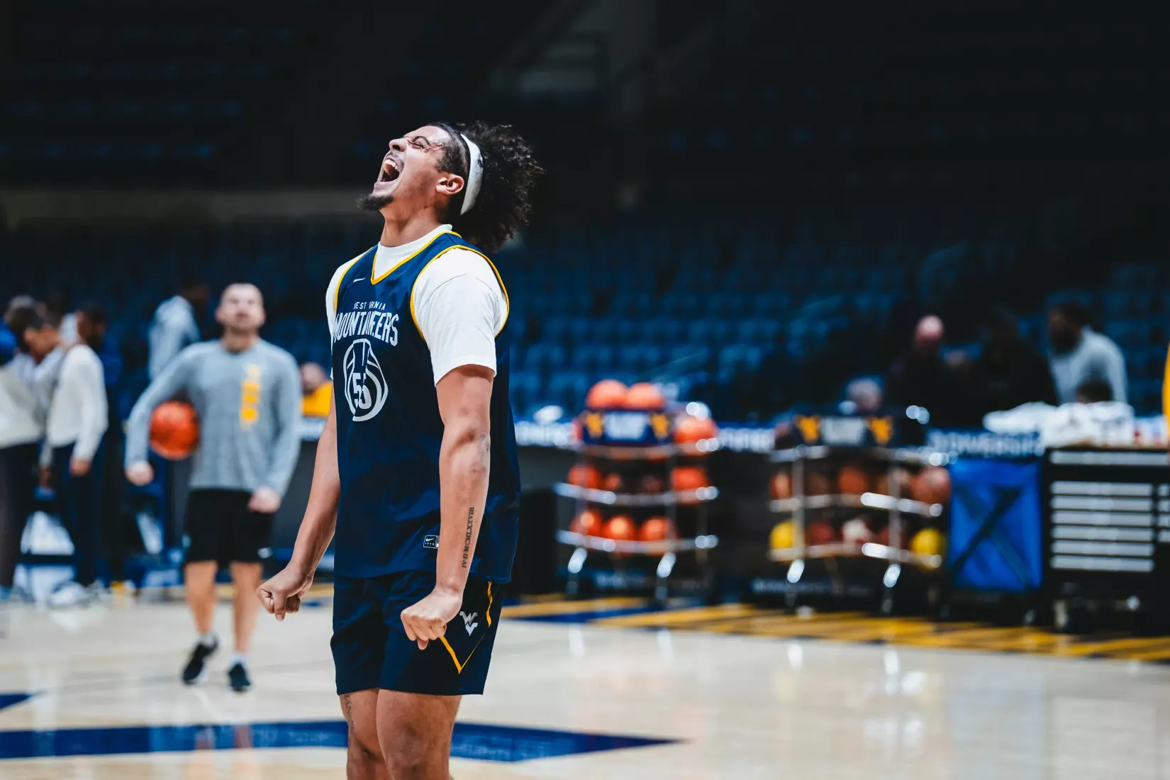 West Virginia hosts Pitt for the Backyard Brawl at Hope Coliseum on Thursday, Nov. 13, 2025, in Morgantown, W.Va.