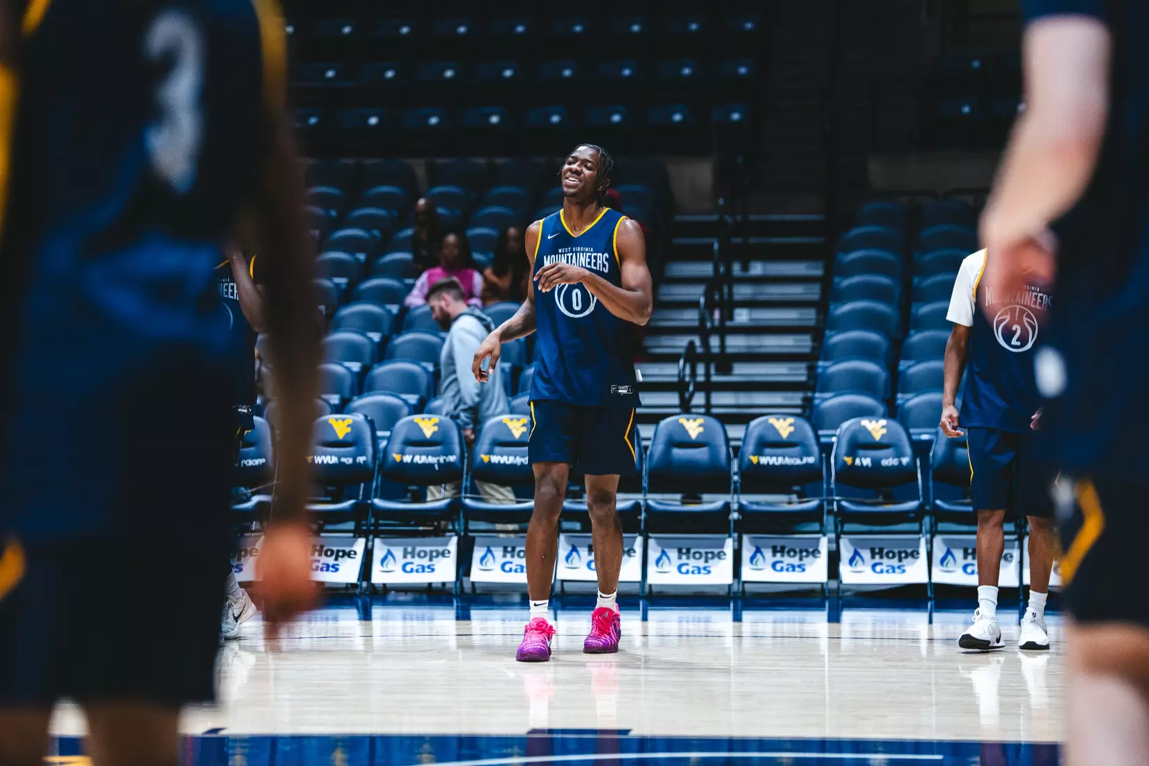 West Virginia hosts Pitt for the Backyard Brawl at Hope Coliseum on Thursday, Nov. 13, 2025, in Morgantown, W.Va.