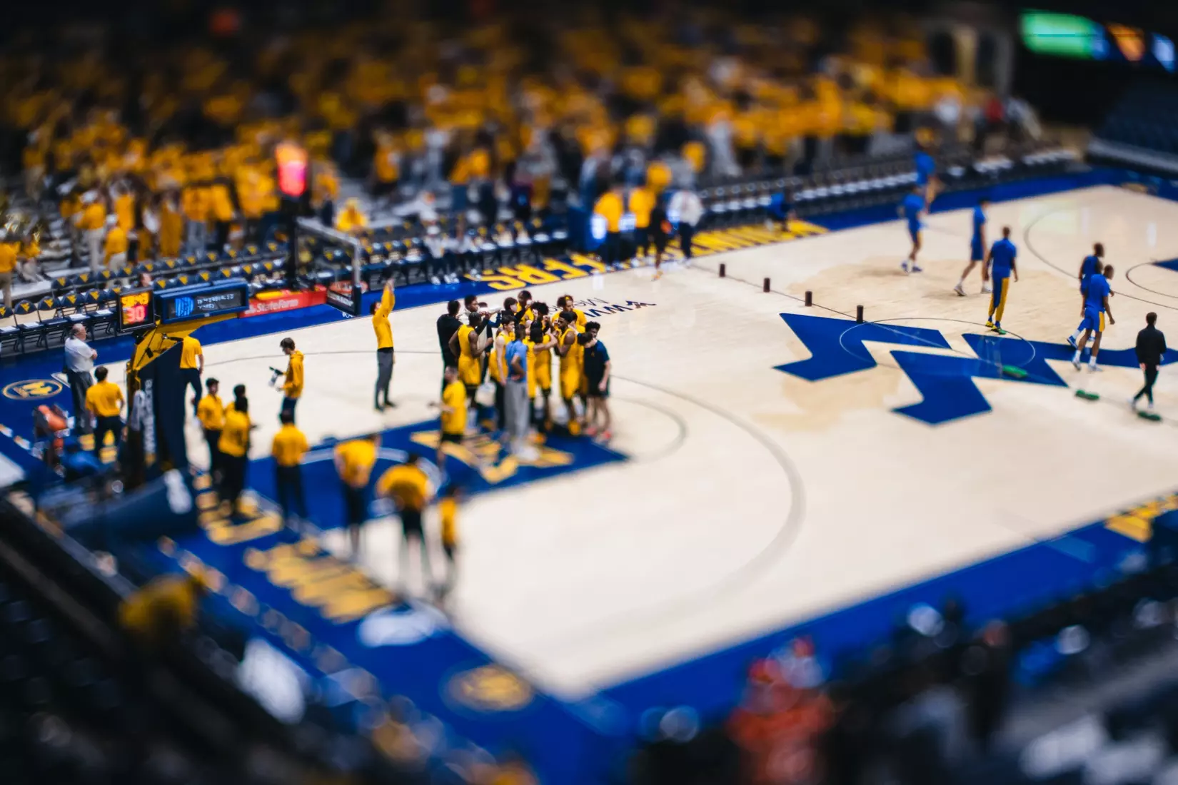 West Virginia hosts Pitt for the Backyard Brawl at Hope Coliseum on Thursday, Nov. 13, 2025, in Morgantown, W.Va.