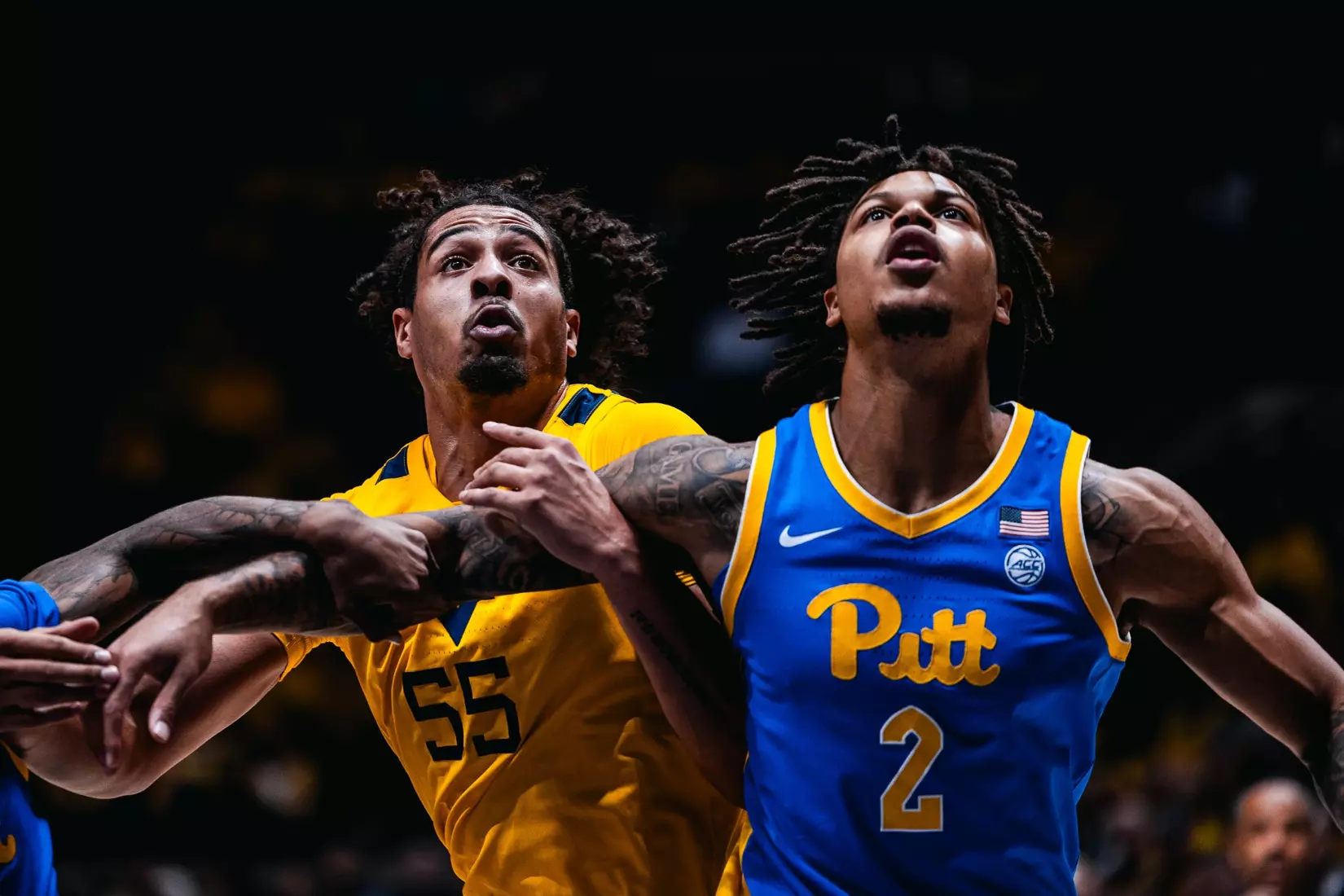 West Virginia hosts Pitt for the Backyard Brawl at Hope Coliseum on Thursday, Nov. 13, 2025, in Morgantown, W.Va.