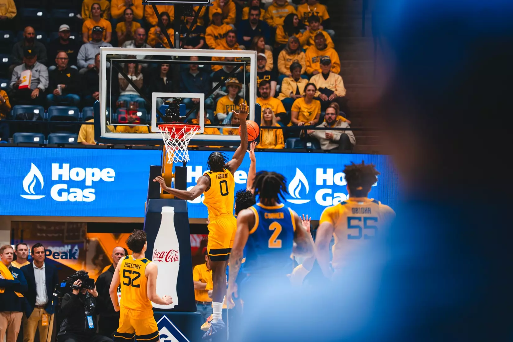 West Virginia hosts Pitt for the Backyard Brawl at Hope Coliseum on Thursday, Nov. 13, 2025, in Morgantown, W.Va.