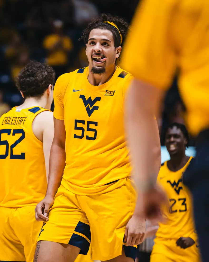 West Virginia hosts Pitt for the Backyard Brawl at Hope Coliseum on Thursday, Nov. 13, 2025, in Morgantown, W.Va.