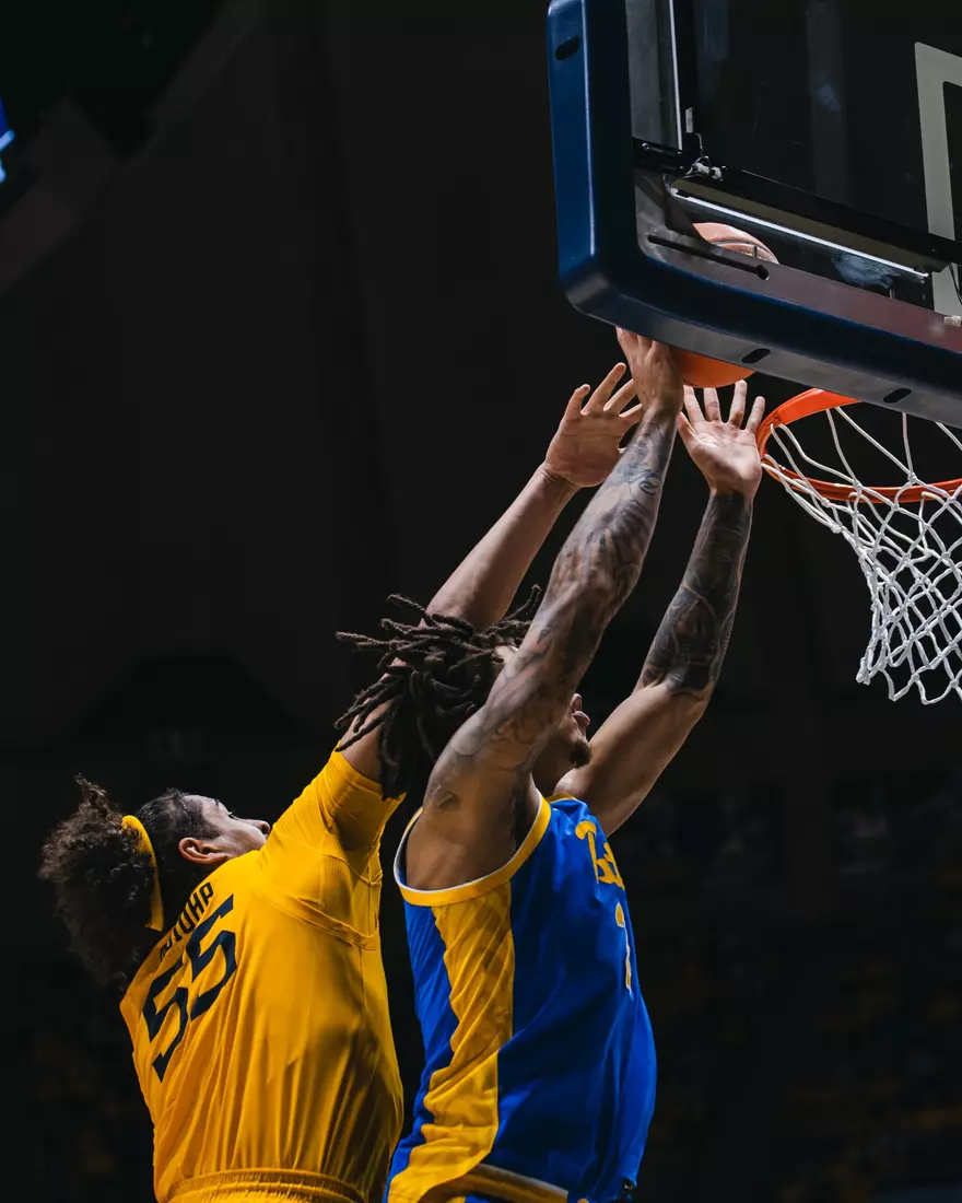 West Virginia hosts Pitt for the Backyard Brawl at Hope Coliseum on Thursday, Nov. 13, 2025, in Morgantown, W.Va.