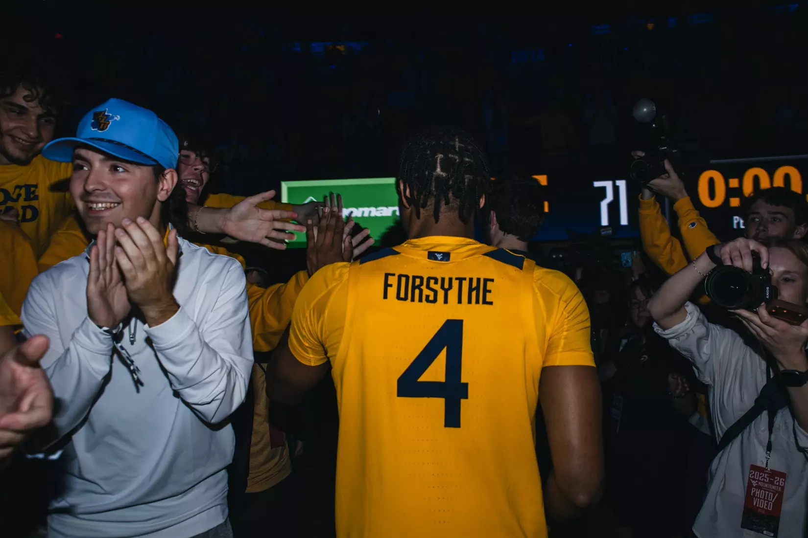 West Virginia hosts Pitt for the Backyard Brawl at Hope Coliseum on Thursday, Nov. 13, 2025, in Morgantown, W.Va.