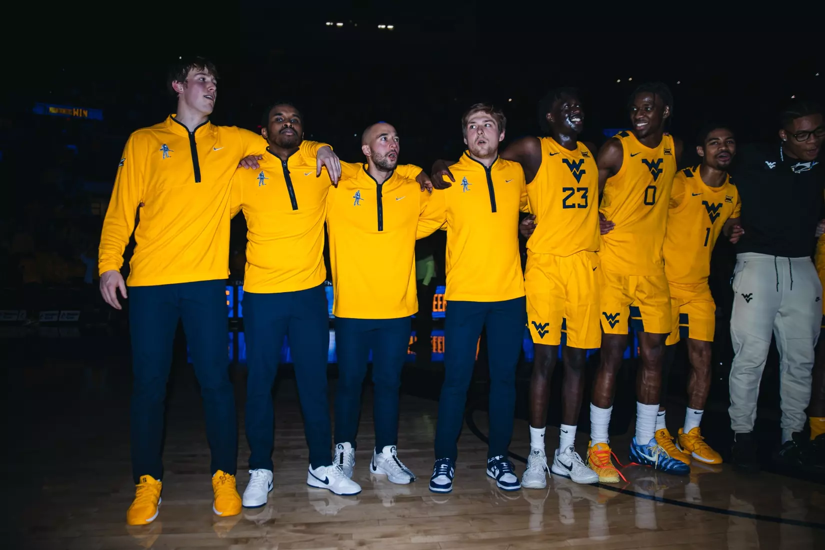 West Virginia hosts Pitt for the Backyard Brawl at Hope Coliseum on Thursday, Nov. 13, 2025, in Morgantown, W.Va.