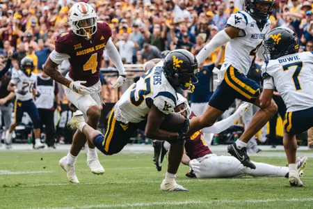 West Virginia faces Arizona State for its final road Big 12 Conference game of the season at 1 p.m. at Mountain America Stadium in Tempe, Arizona, on Saturday.