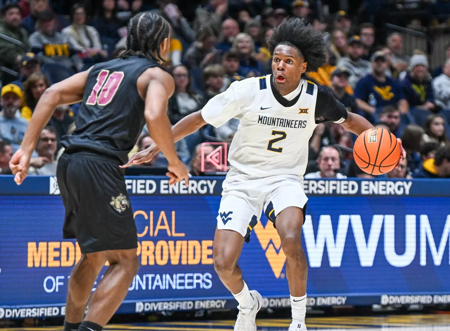 WVU vs Lafayette game action at Hope Coliseum Nov. 17, 2025.