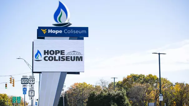 Hope Coliseum Sign
