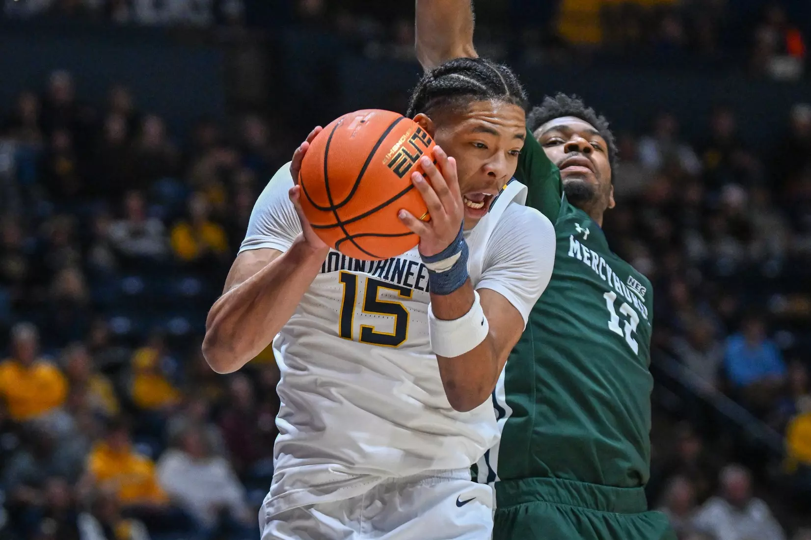 WVU vs Mercyhurst men's basketball Sunday, Nov. 30, 2025 at Hope Coliseum.