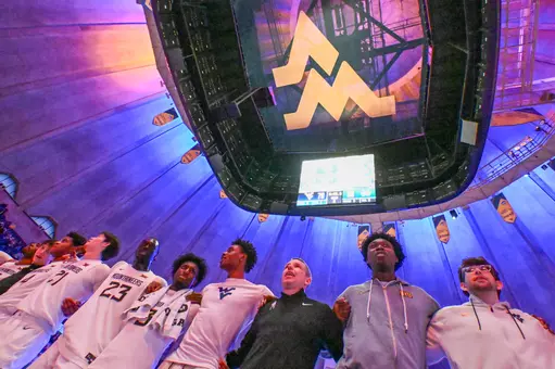 WVU vs Mercyhurst men's basketball Sunday, Nov. 30, 2025 at Hope Coliseum.