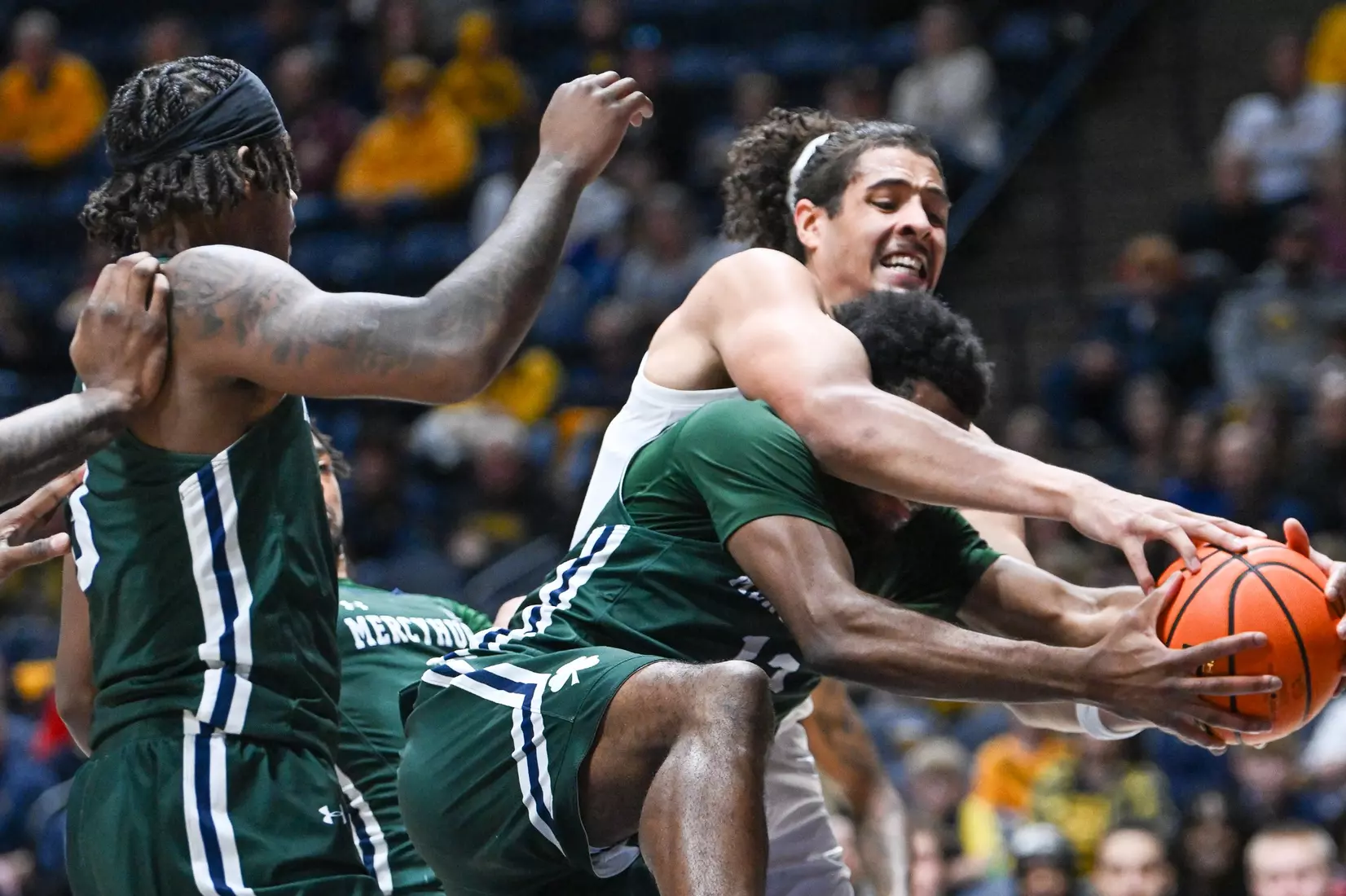WVU vs Mercyhurst men's basketball Sunday, Nov. 30, 2025 at Hope Coliseum.