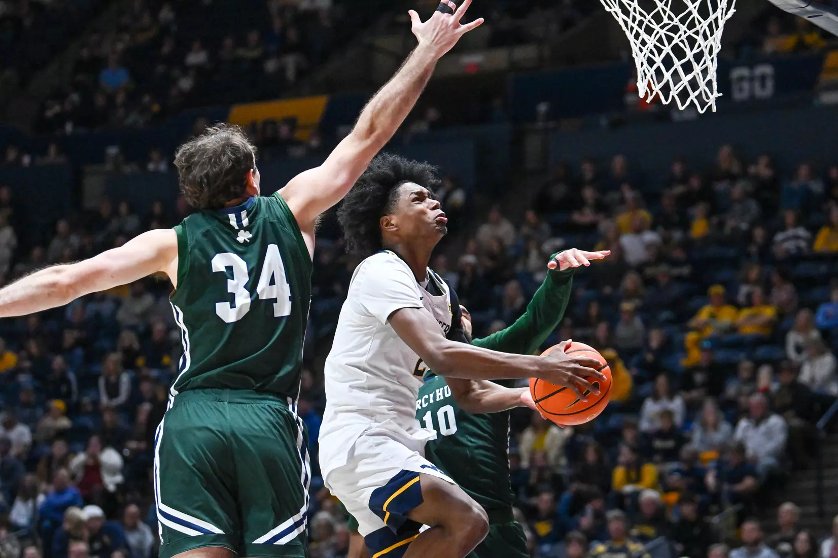WVU vs Mercyhurst men's basketball Sunday, Nov. 30, 2025 at Hope Coliseum.