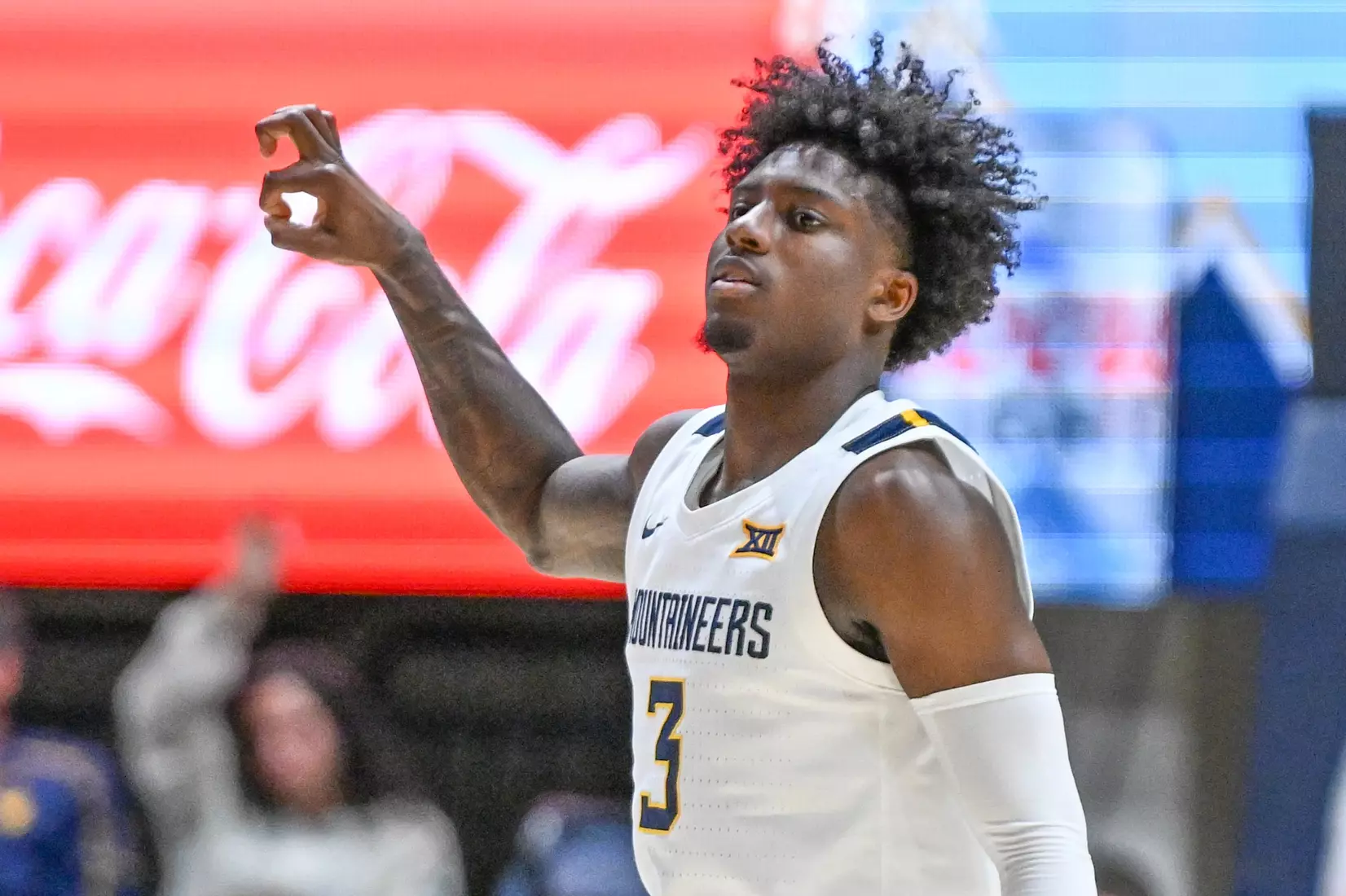 West Virginia opens the season against Mount St. Mary's on Nov. 4, 2025, at Hope Coliseum in Morgantown, W.Va.