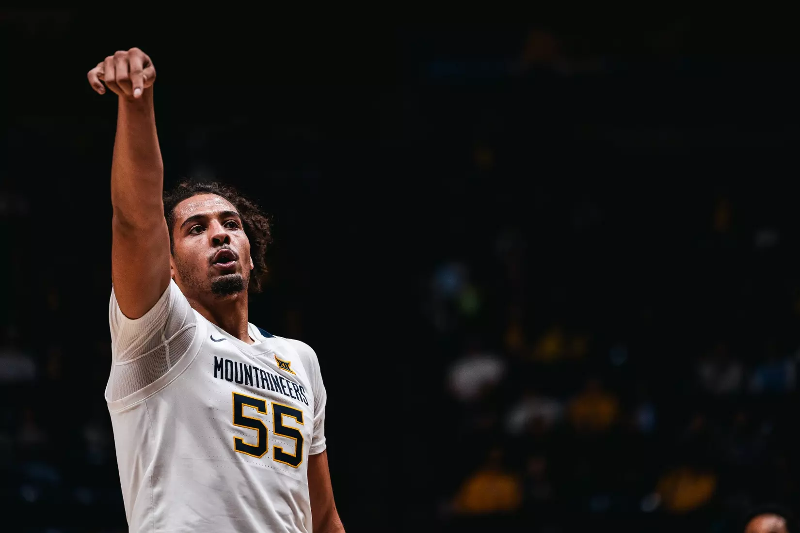 West Virginia opens the season against Mount St. Mary's on Nov. 4, 2025, at Hope Coliseum in Morgantown, W.Va.