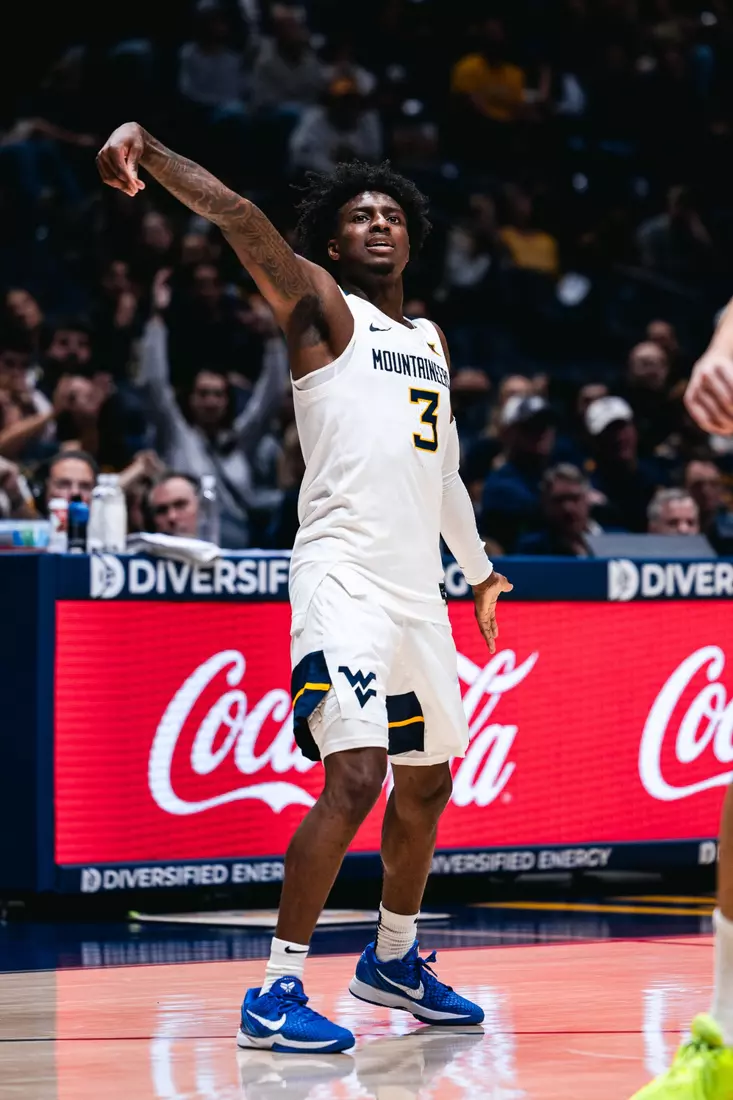 West Virginia opens the season against Mount St. Mary's on Nov. 4, 2025, at Hope Coliseum in Morgantown, W.Va.