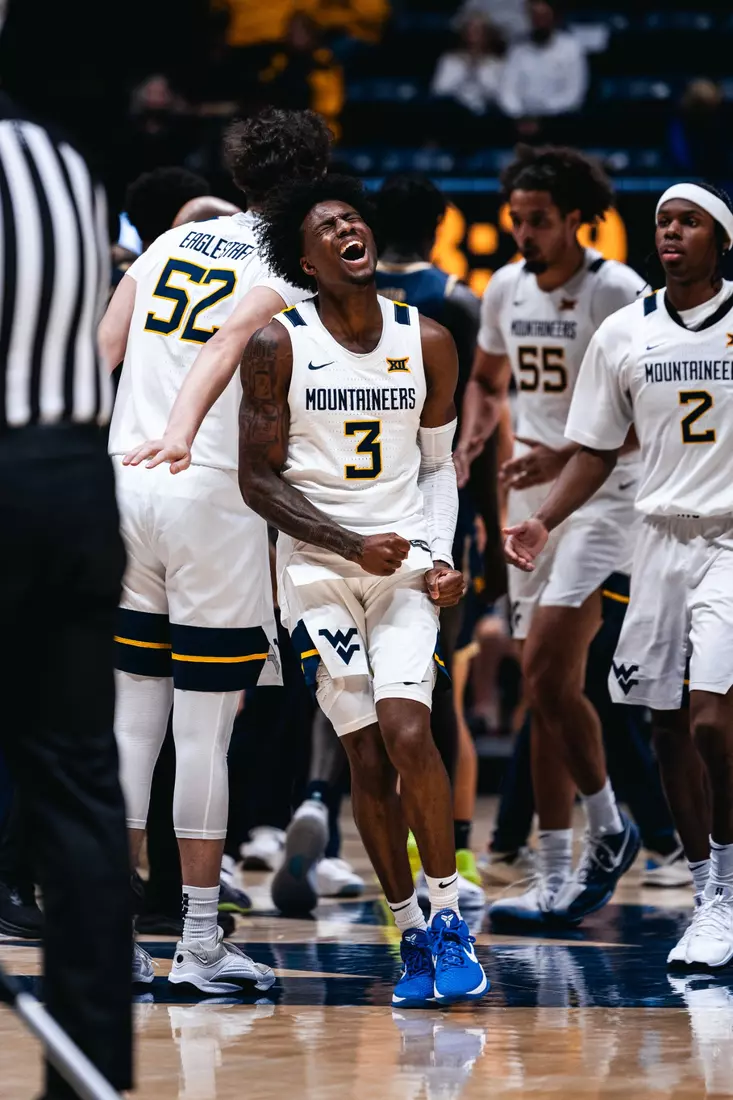 West Virginia opens the season against Mount St. Mary's on Nov. 4, 2025, at Hope Coliseum in Morgantown, W.Va.