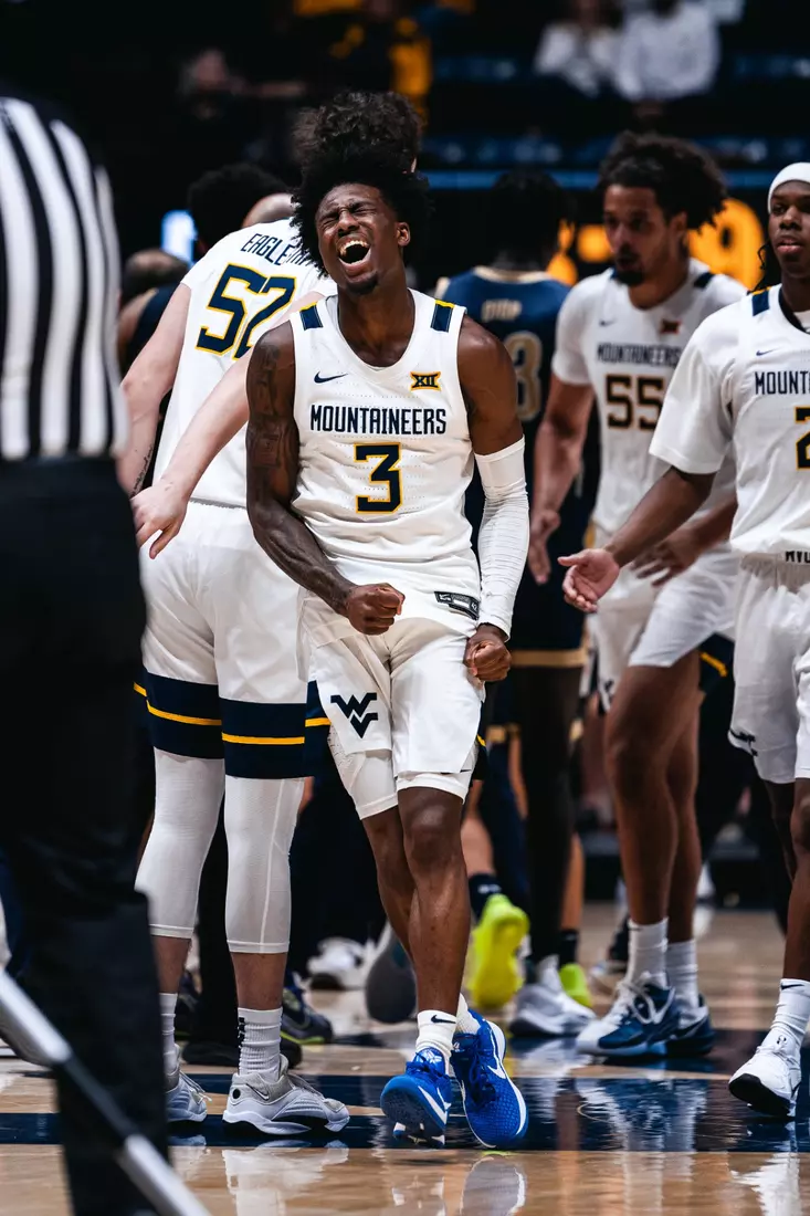 West Virginia opens the season against Mount St. Mary's on Nov. 4, 2025, at Hope Coliseum in Morgantown, W.Va.