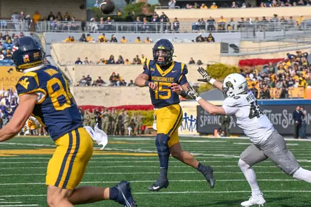 West Virginia defeats Colorado at Milan Puskar Stadium on Saturday, Nov. 8, 2025.