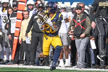 West Virginia defeats Colorado at Milan Puskar Stadium on Saturday, Nov. 8, 2025.