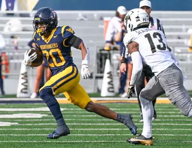 West Virginia defeats Colorado at Milan Puskar Stadium on Saturday, Nov. 8, 2025.