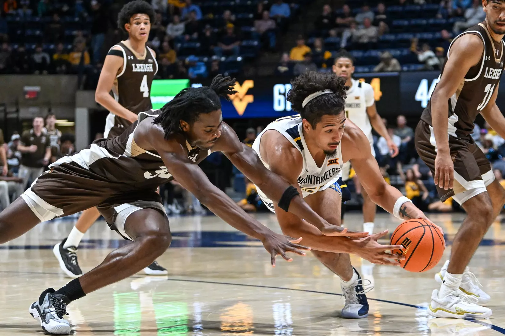 WVU vs Lehigh action at Hope Coliseum Sunday, Nov. 8, 2025