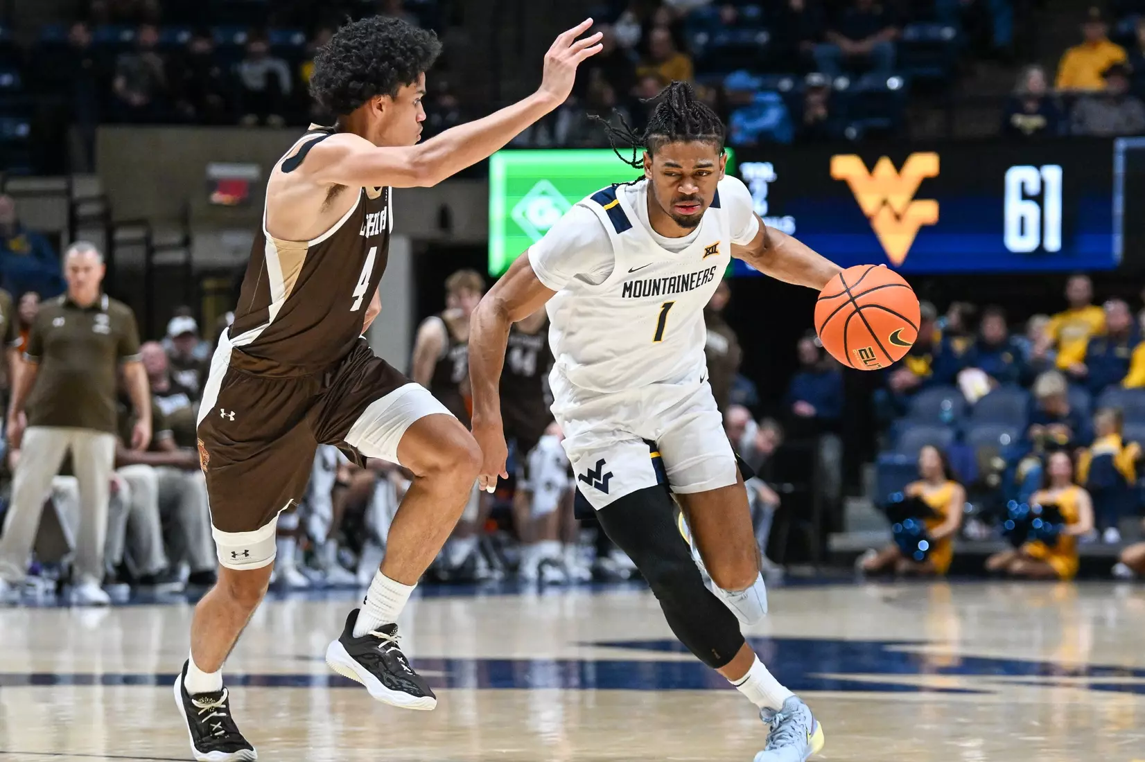 WVU vs Lehigh action at Hope Coliseum Sunday, Nov. 8, 2025