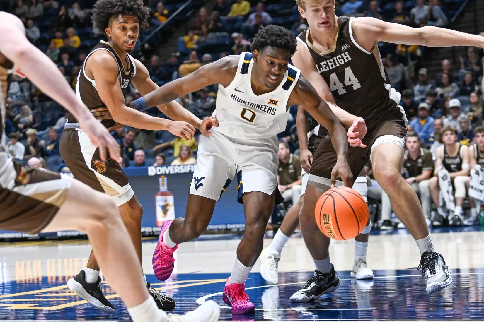 WVU vs Lehigh action at Hope Coliseum Sunday, Nov. 8, 2025