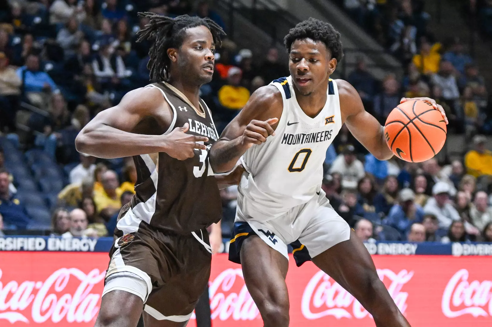WVU vs Lehigh action at Hope Coliseum Sunday, Nov. 8, 2025