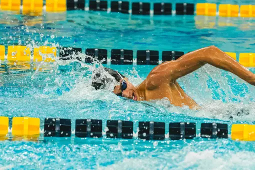 Vedaant Madhavan at 2025 WVU Invite