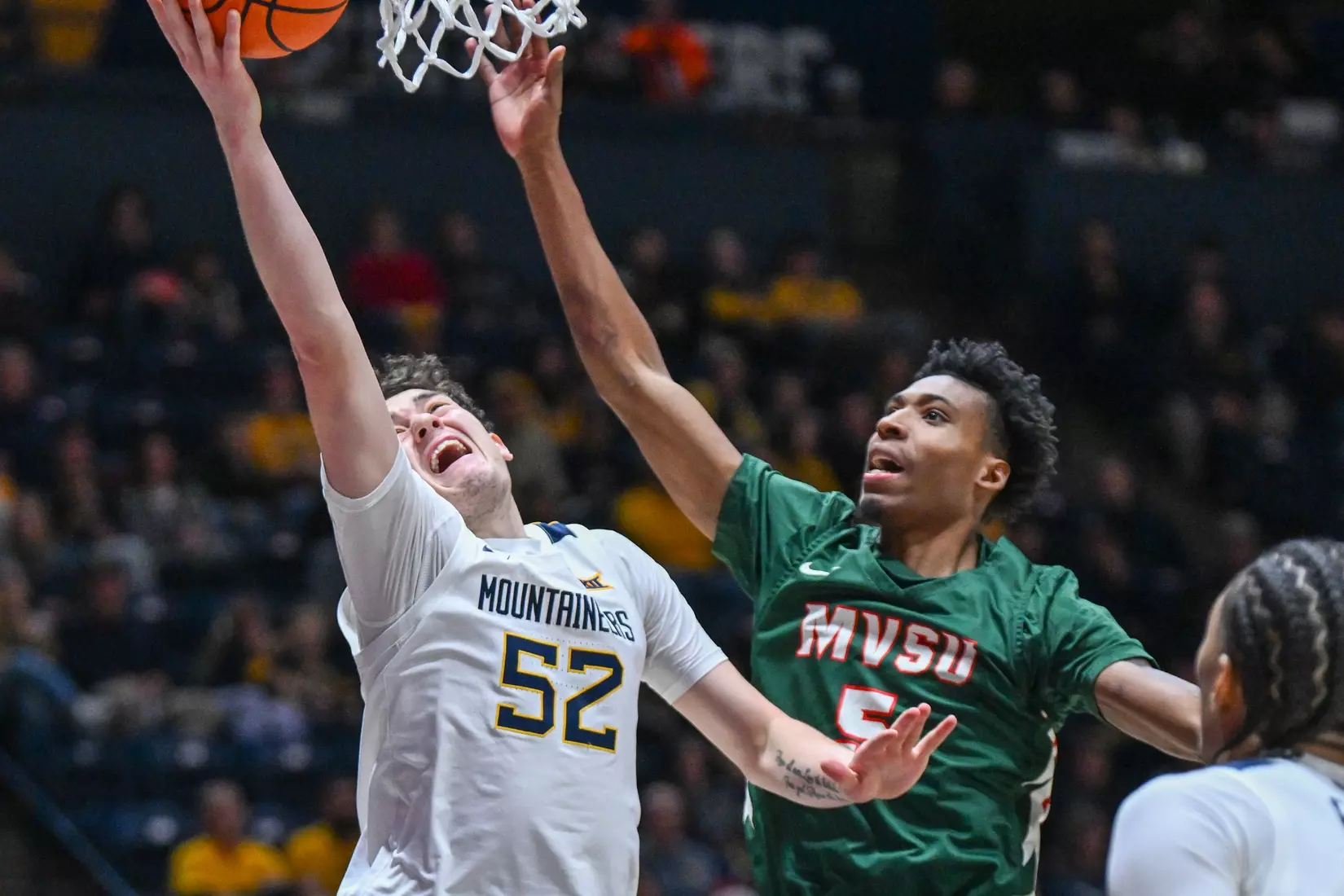 WVU vs Mississippi Valley State University men's basketball at the Hope Coliseum Dec. 22, 2025.