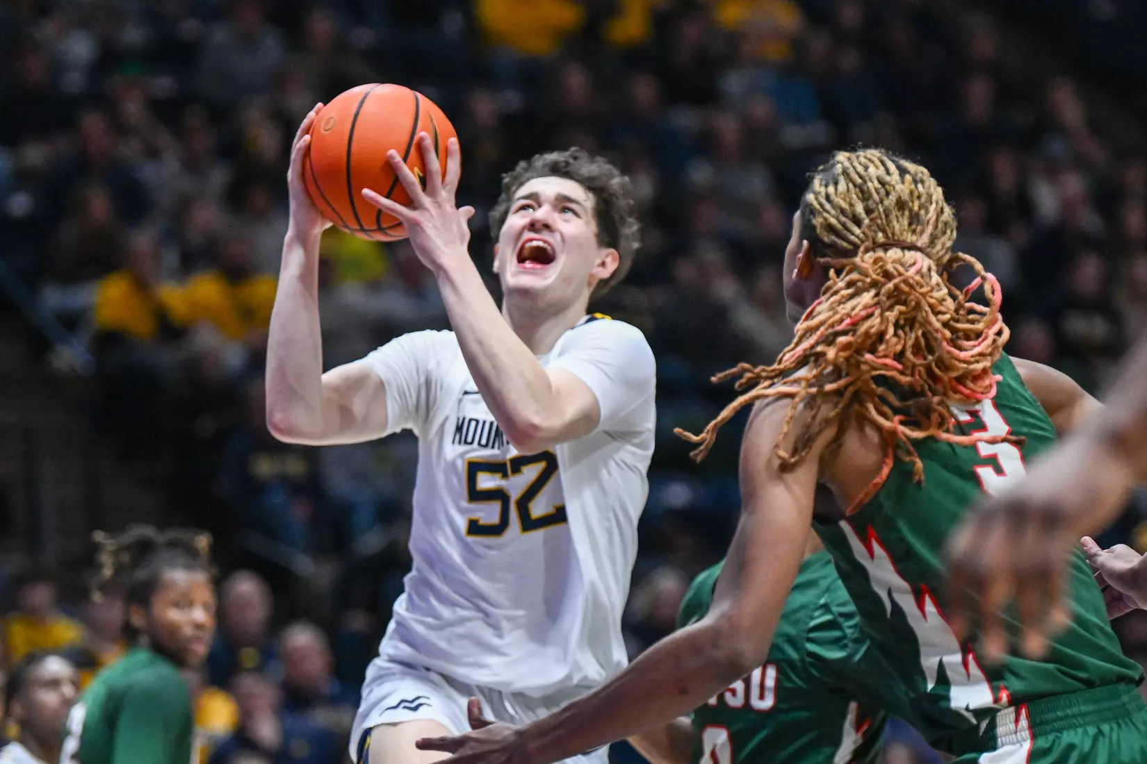 WVU vs Mississippi Valley State University men's basketball at the Hope Coliseum Dec. 22, 2025.