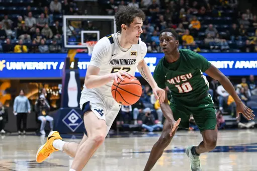 WVU vs Mississippi Valley State University men's basketball at the Hope Coliseum Dec. 22, 2025.