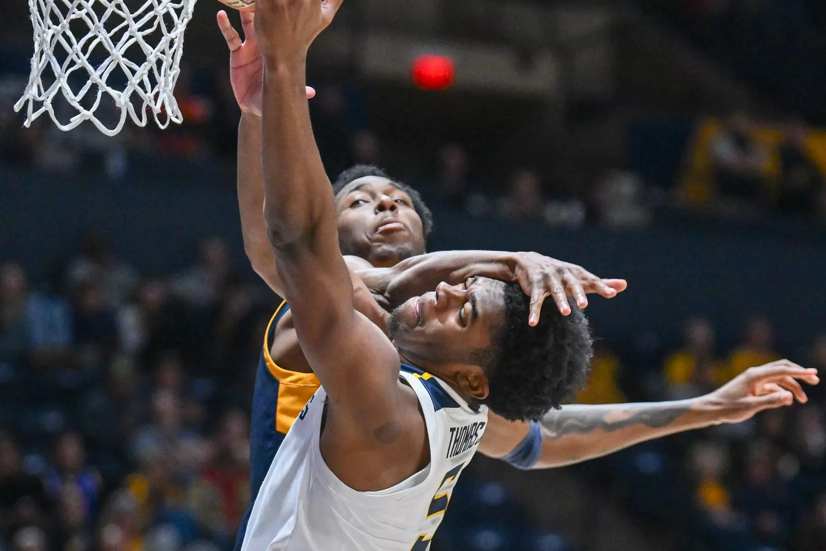 Game action WVU vs Coppin St. Dec. 3, 2025 at the Hope Coliseum
